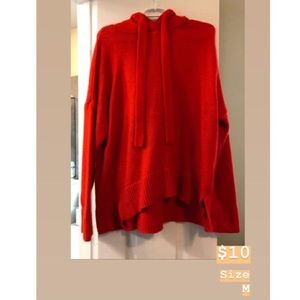 Large Orange Hoodie
